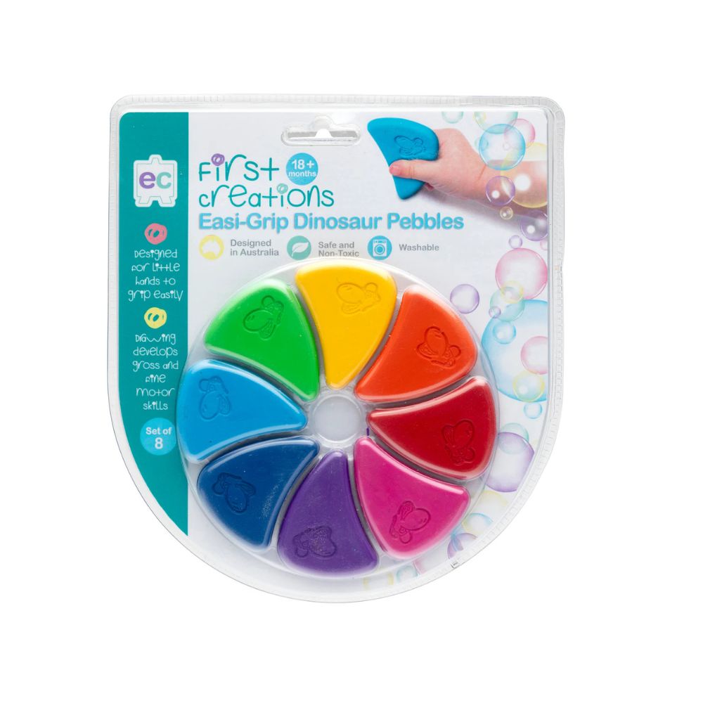 Easi-Grip Dinosaur Pebbles Set of 8