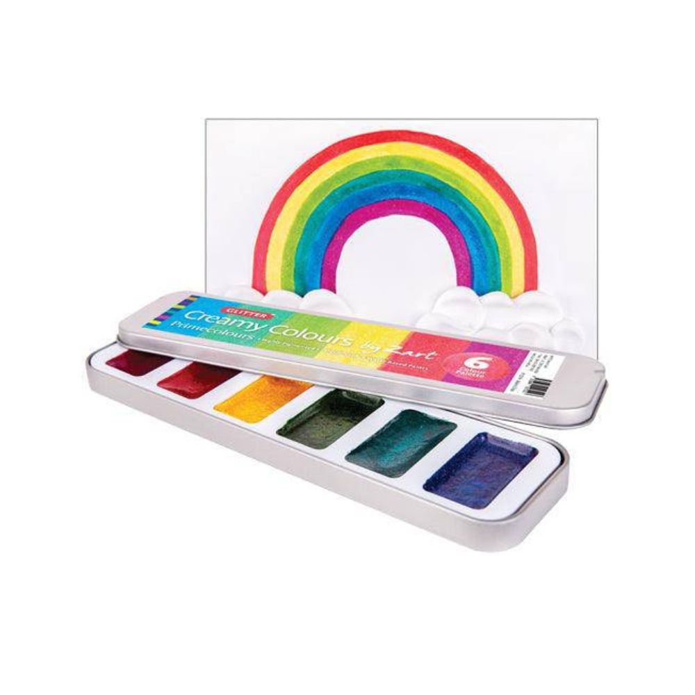 Creamy Colours Watercolours by Zart Glitter